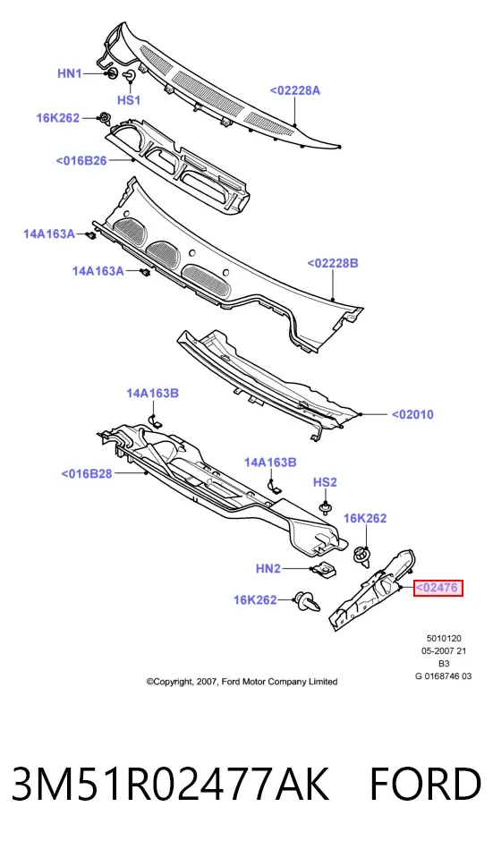  3M51R02477AK Ford
