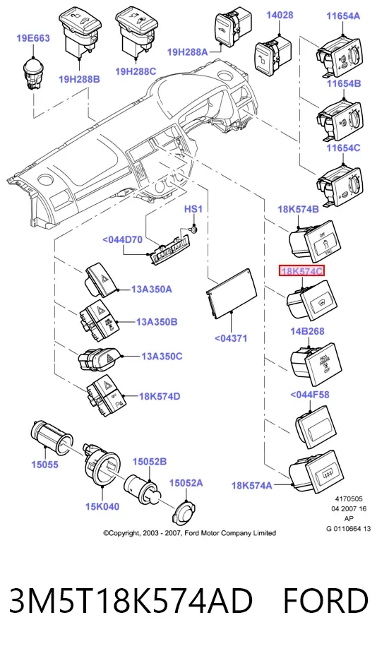  3M5T18K574AD Ford