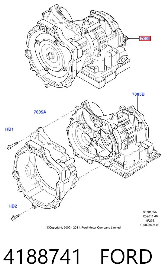 АКПП 4188741 Ford