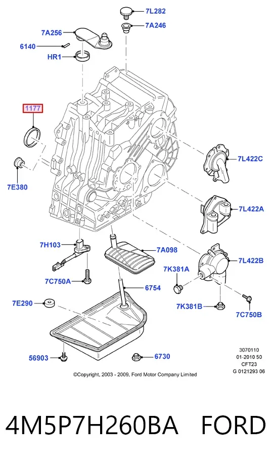  4M5P7H260BA Ford