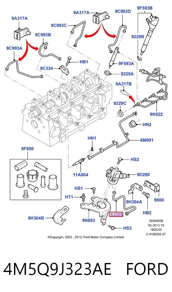  4M5Q9J323AE Ford