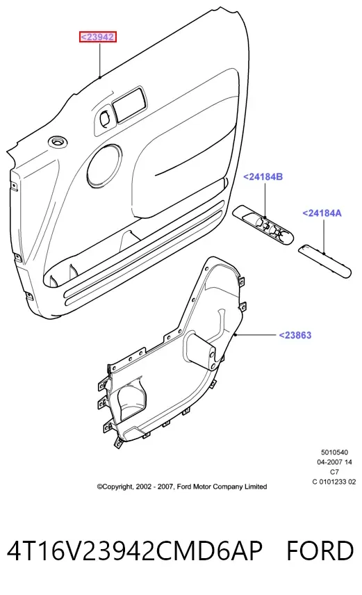  4T16V23942CMD6AP Ford