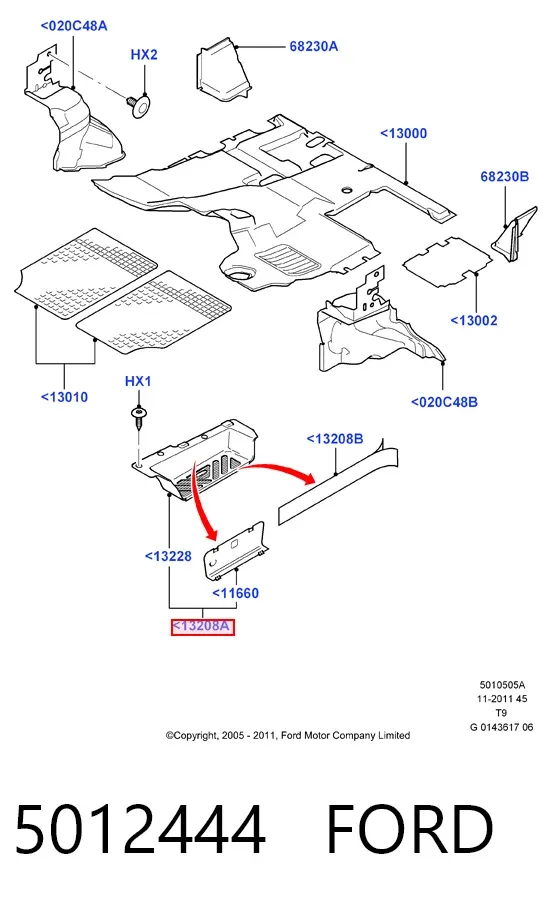 Реле генератора 5012444 Ford