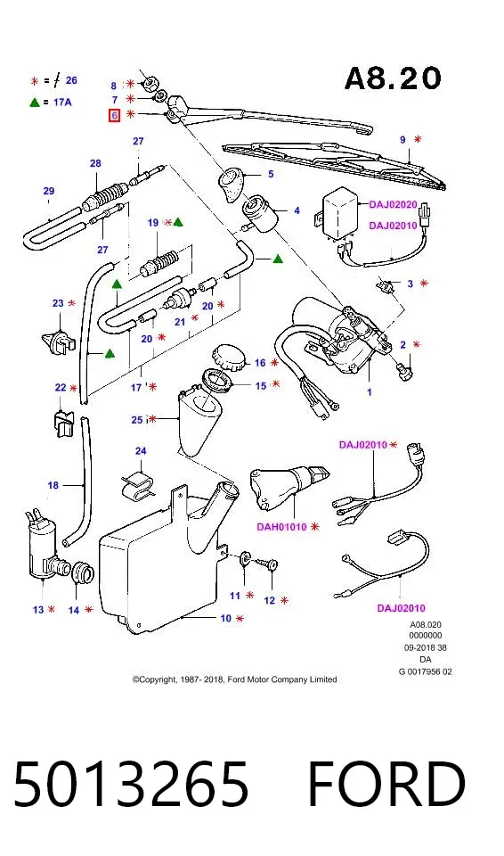 Помпа 5013265 Ford