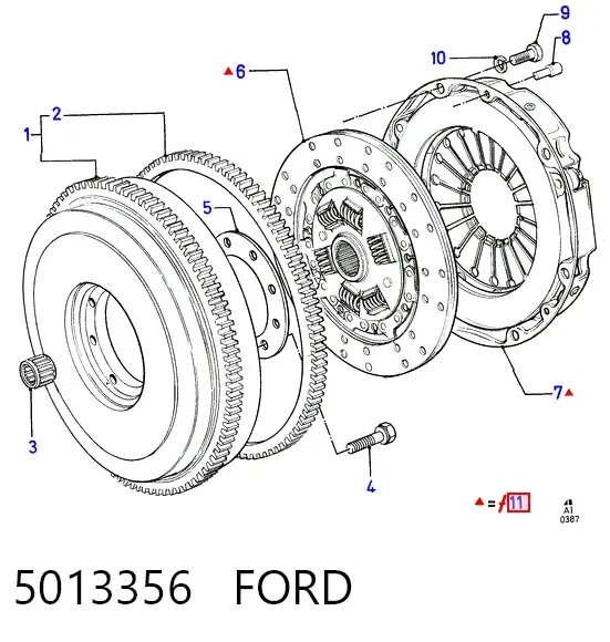 Зчеплення 5013356 Ford