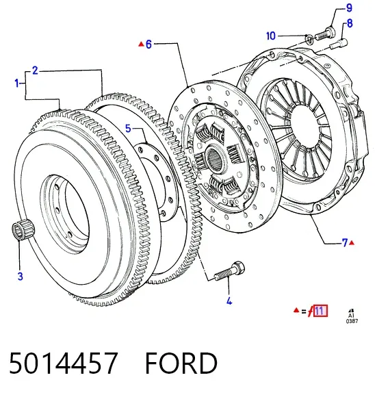 Зчеплення 5014457 Ford