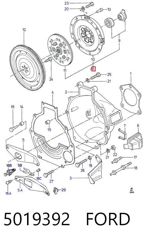 Зчеплення Ford Scorpio II