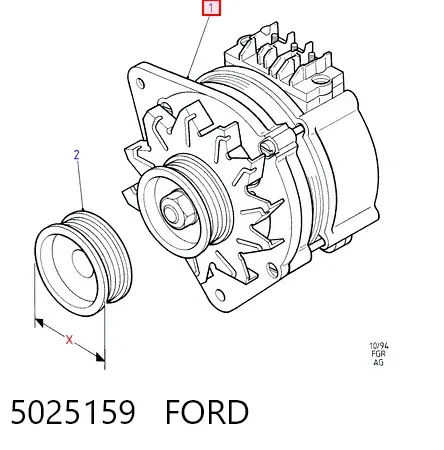 Генератор 5025159 Ford