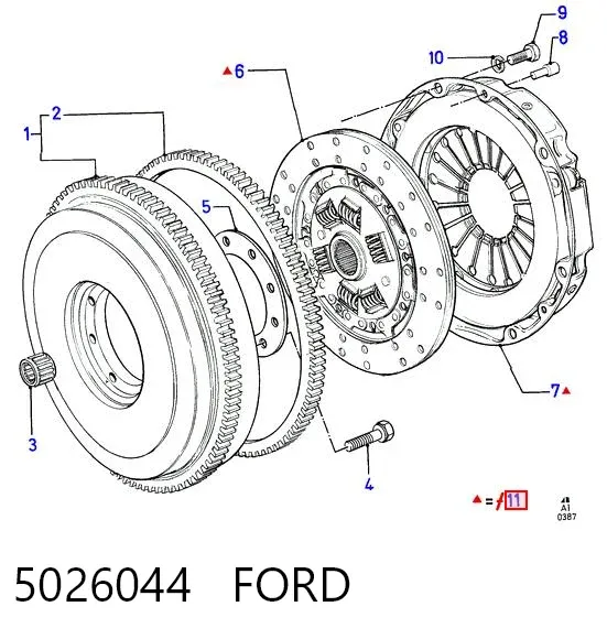 Зчеплення 5026044 Ford