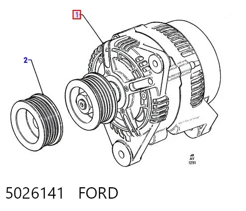 Генератор 5026141 Ford