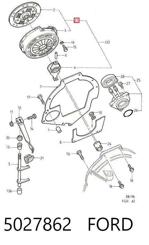 Зчеплення 5027862 Ford