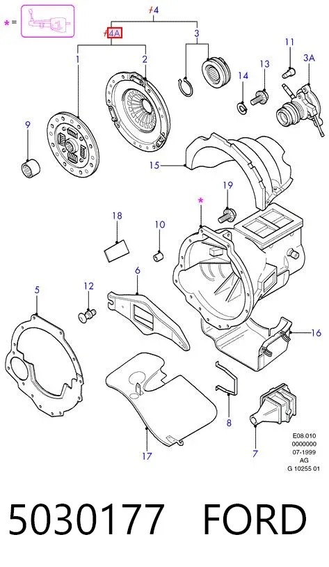 Зчеплення 5030177 Ford