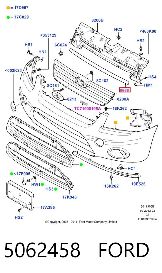  5062458 Ford