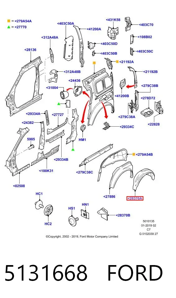  5131668 Ford