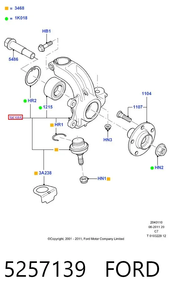  5257139 Ford