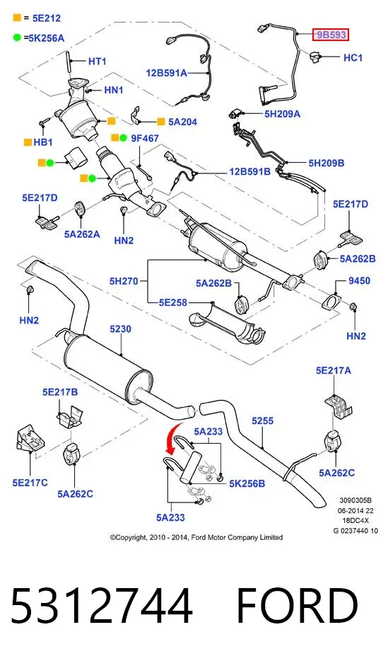 Форсунка вприскування AD BLUE 5312744 Ford
