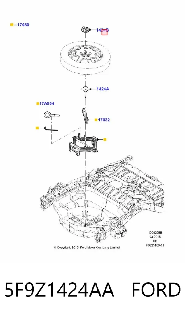  5F9Z1424AA Ford