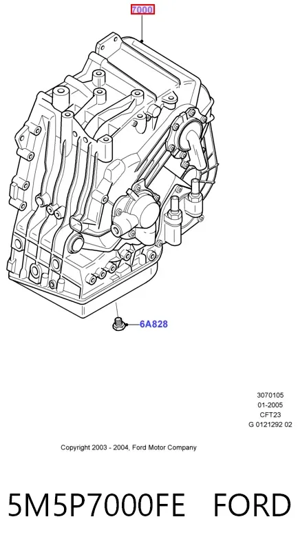 АКПП 5M5P7000FE Ford