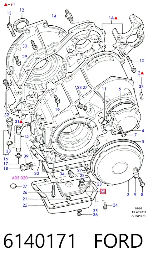 Фільтр АКПП Ford Escort VII