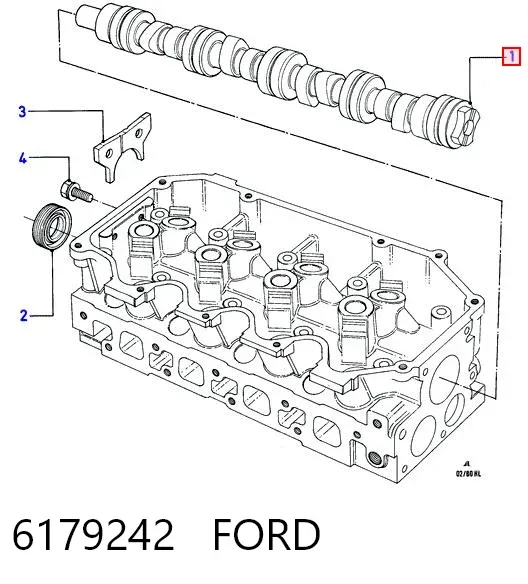 Розподільний вал 6179242 Ford