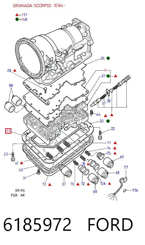 Фільтр АКПП 6185972 Ford