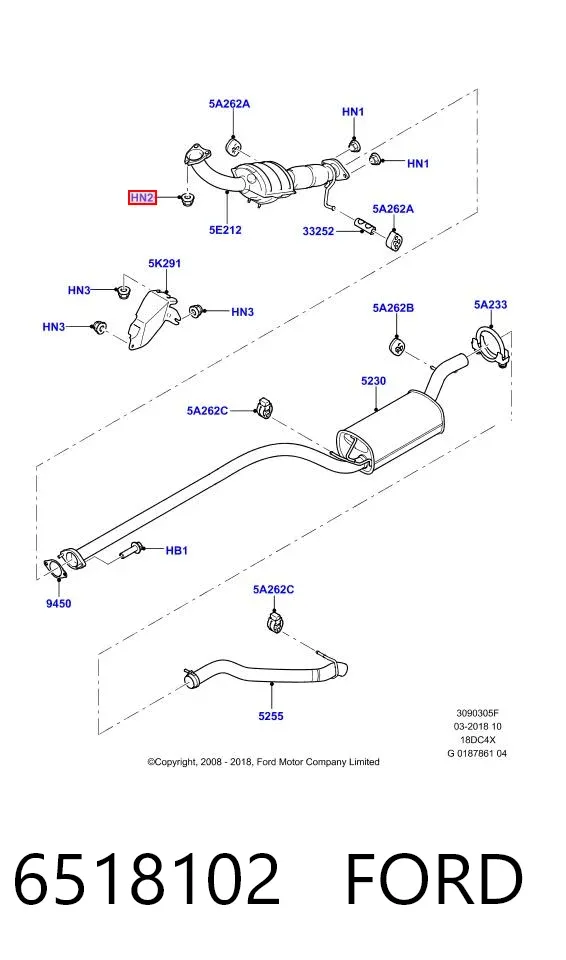  6518102 Ford