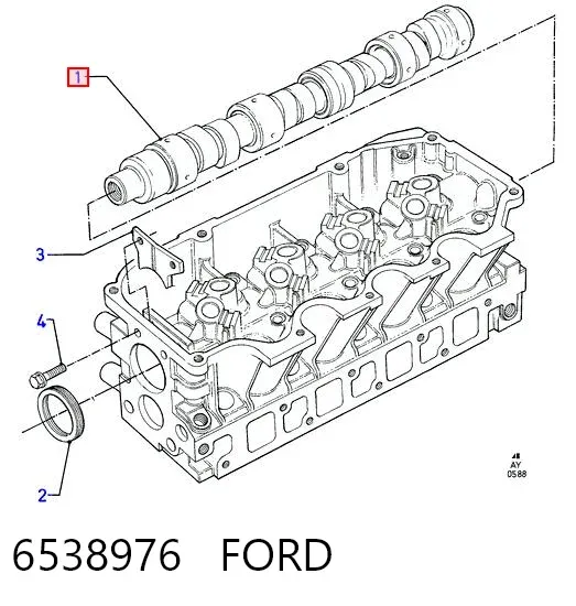 Розподільний вал 6538976 Ford