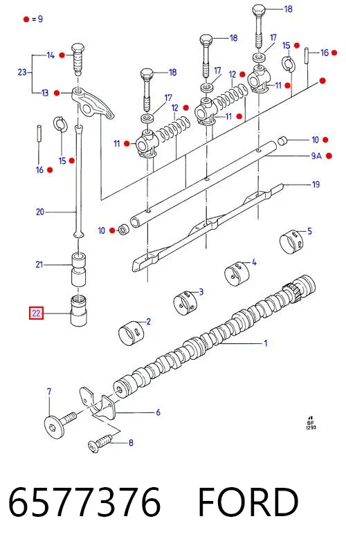 Гідрокомпенсатор 6577376 Ford