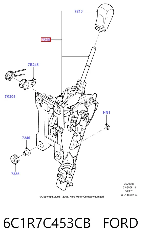  6C1R7C453CB Ford