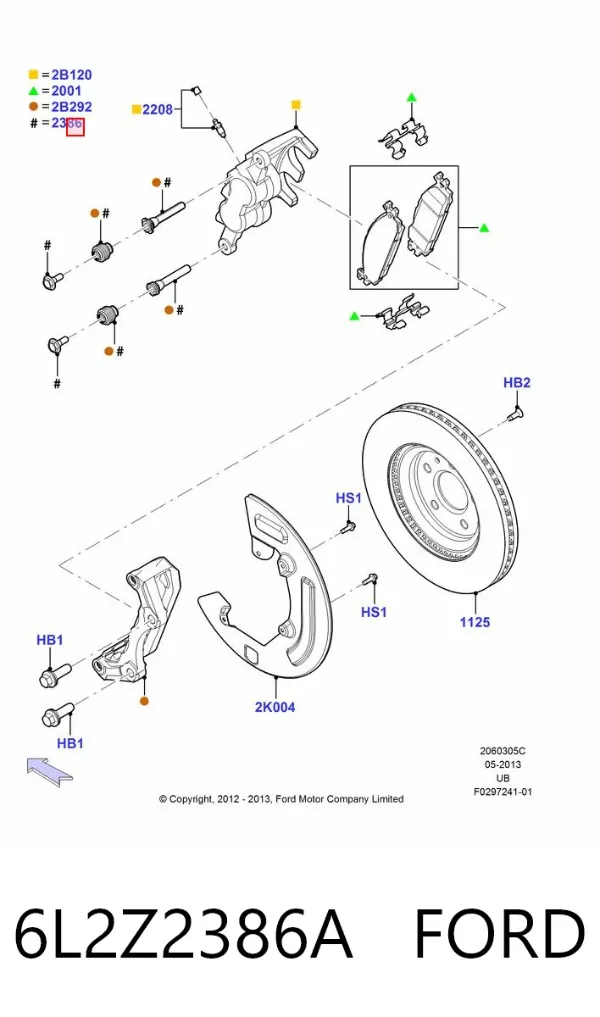  6L2Z2386A Ford