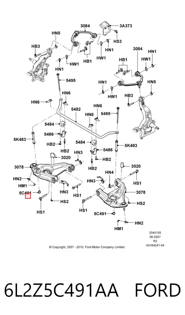 6L2Z5C491AA Ford