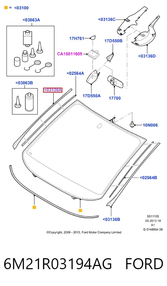  6M21R03194AG Ford