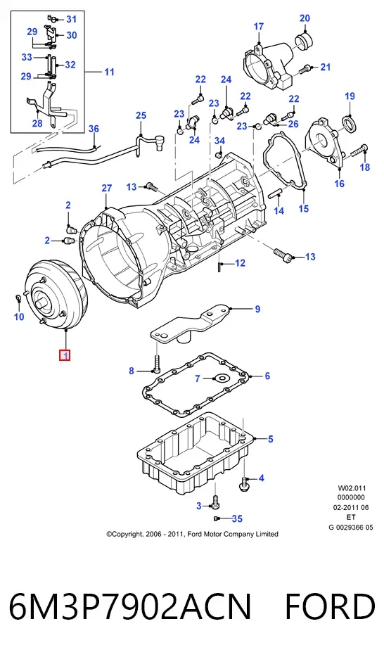  6M3P7902ACN Ford