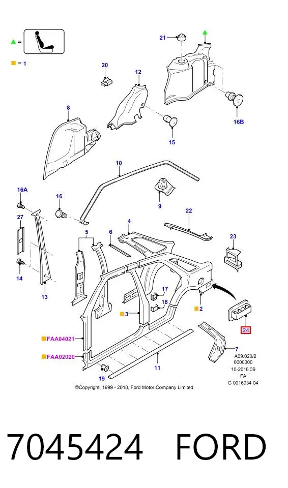  7045424 Ford