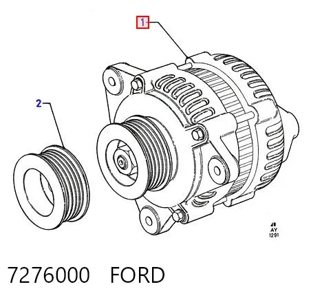 Генератор 7276000 Ford