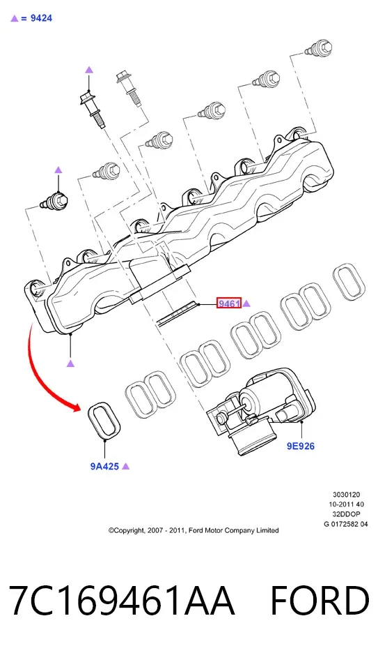  7C169461AA Ford