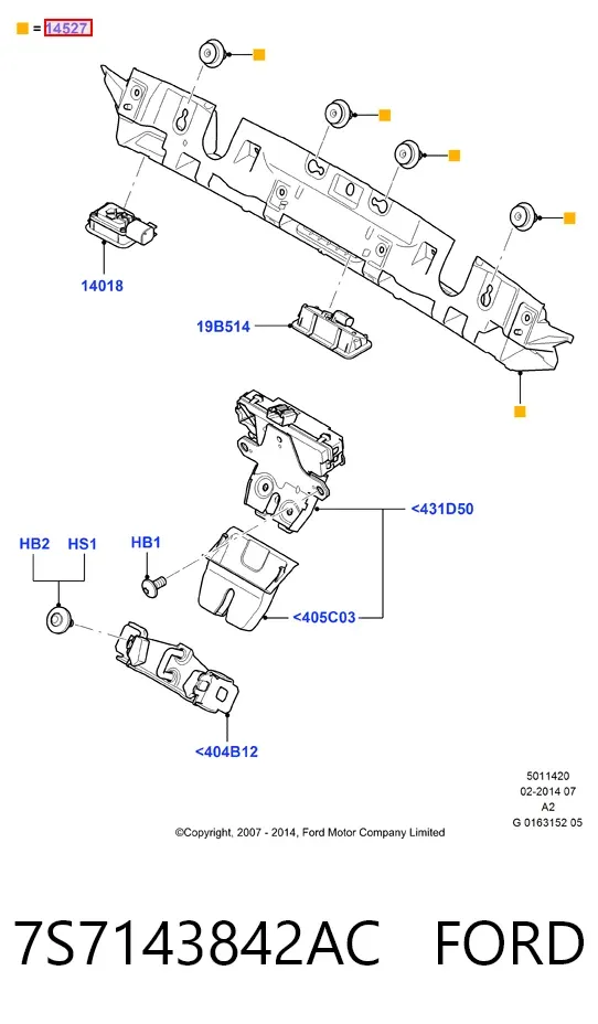  7S7143842AC Ford