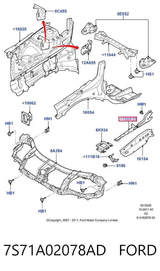  7S71A02078AD Ford