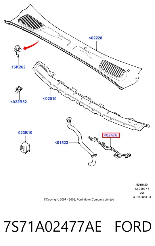  7S71A02477AE Ford