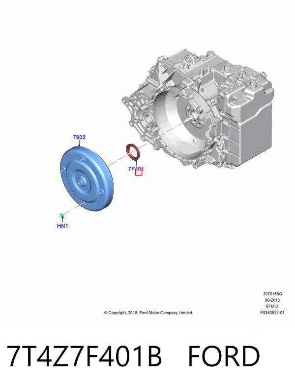  7T4Z7F401B Ford