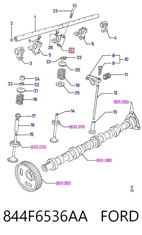  844F6536AA Ford