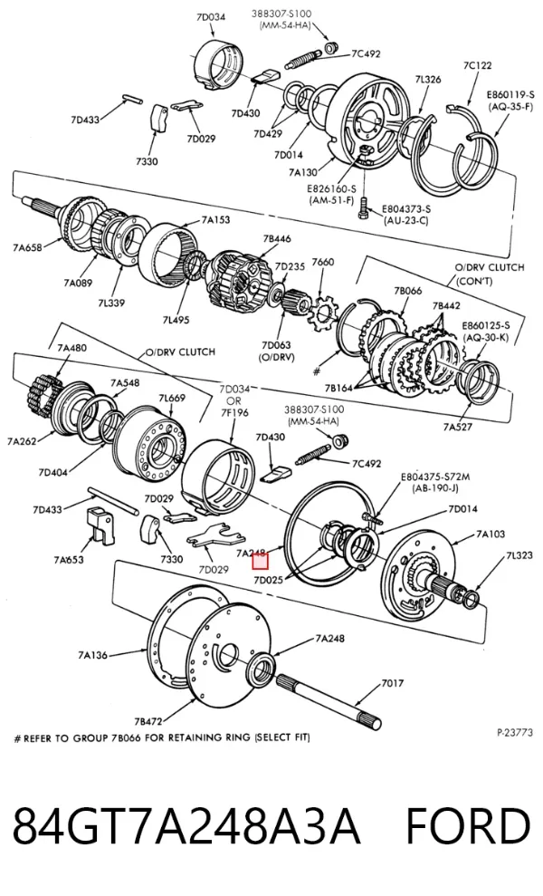  84GT7A248A3A Ford