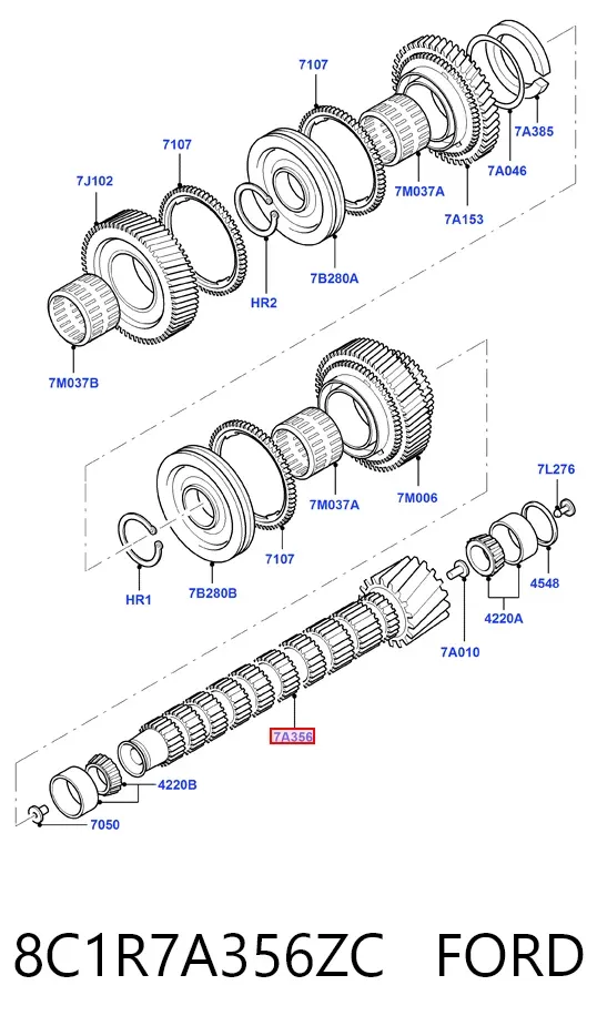  8C1R7A356ZC Ford