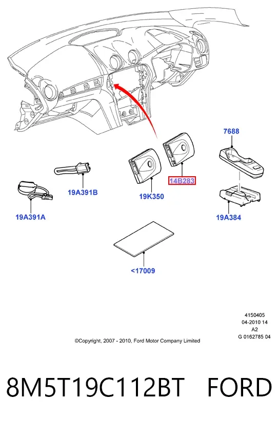  8M5T19C112BT Ford