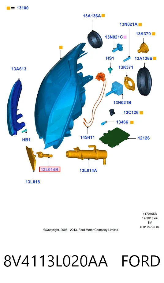  8V4113L020AA Ford