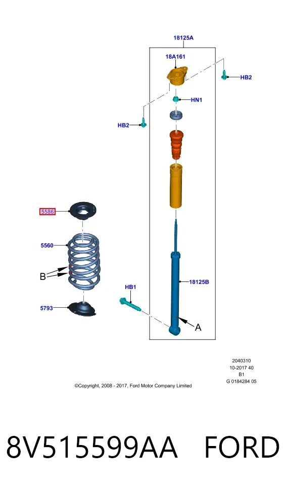  8V515599AA Ford