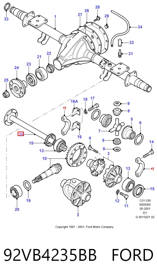  92VB4235BB Ford