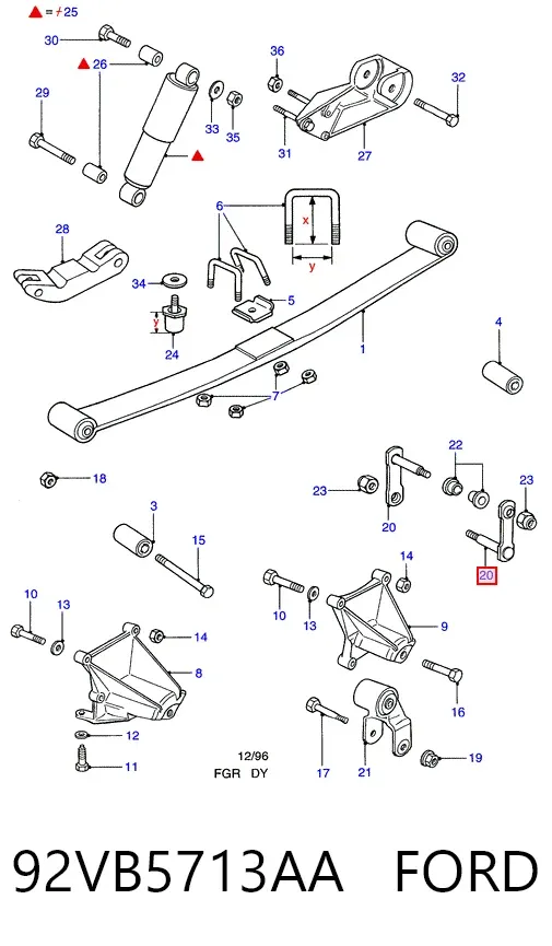  92VB5713AA Ford