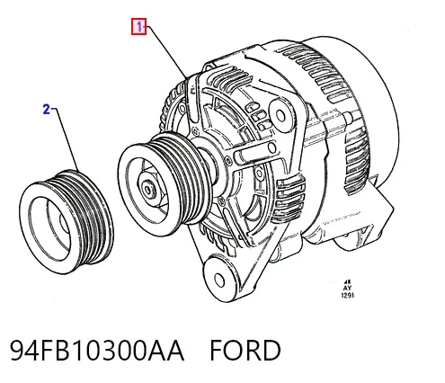Генератор 94FB10300AA Ford