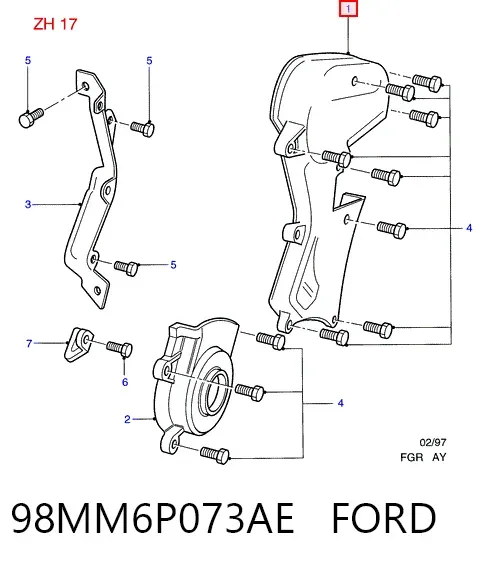  98MM6P073AE Ford